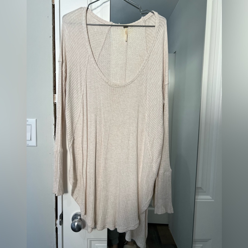 Free People Waffle Tunic